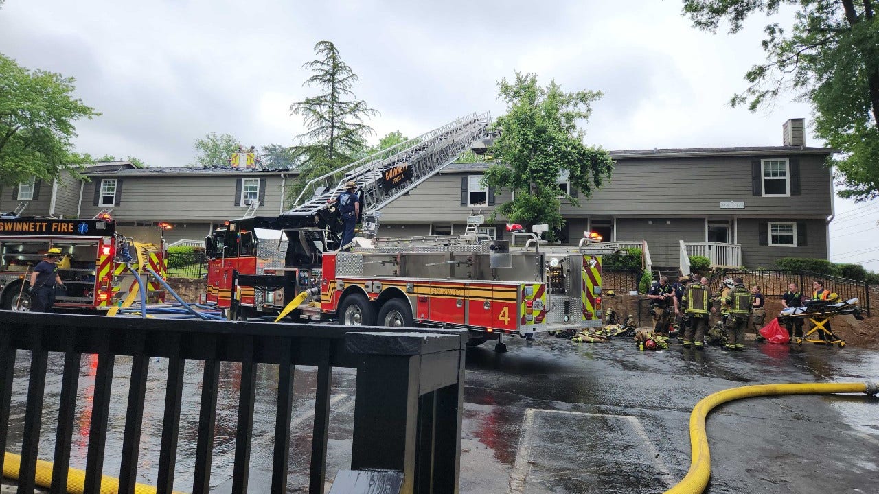 Plumbing work possible cause of apartment fire in Peachtree Corners