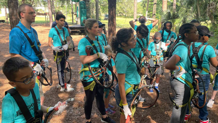 Central Florida nonprofit helps children with vision impairments via confidence-boosting tree trek