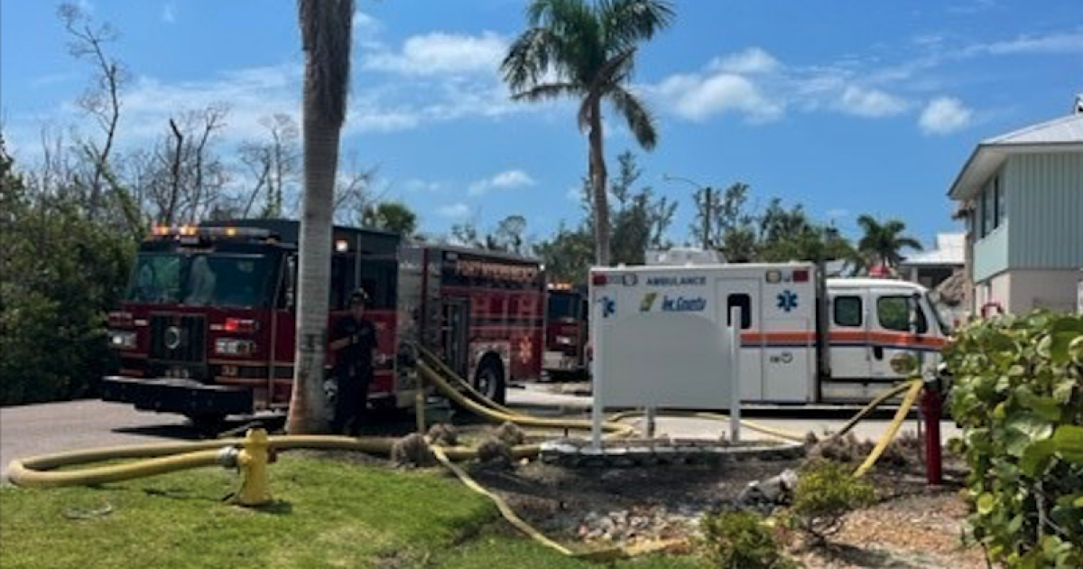 Roofing repairs spark Fort Myers Beach fire