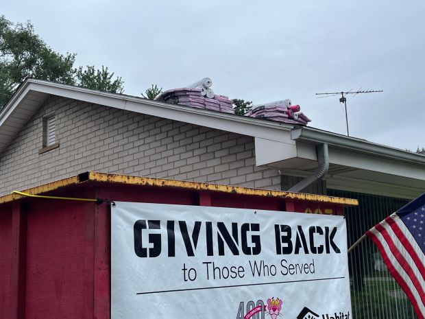 Dearborn Heights veteran gifted new roof from Habitat for Humanity, Schoenherr Roofing – Press and Guide