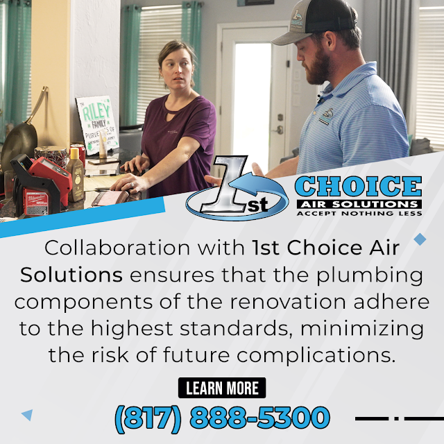 Expert Advice from 1st Choice Air Solutions on Plumbing-involved Home Remodeling