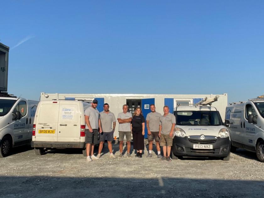 Roofing business in Lowestoft celebrates third anniversary