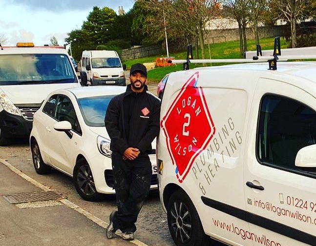 Ex-Aberdeen star Shay Logan jacks in plumbing business to start whole new career